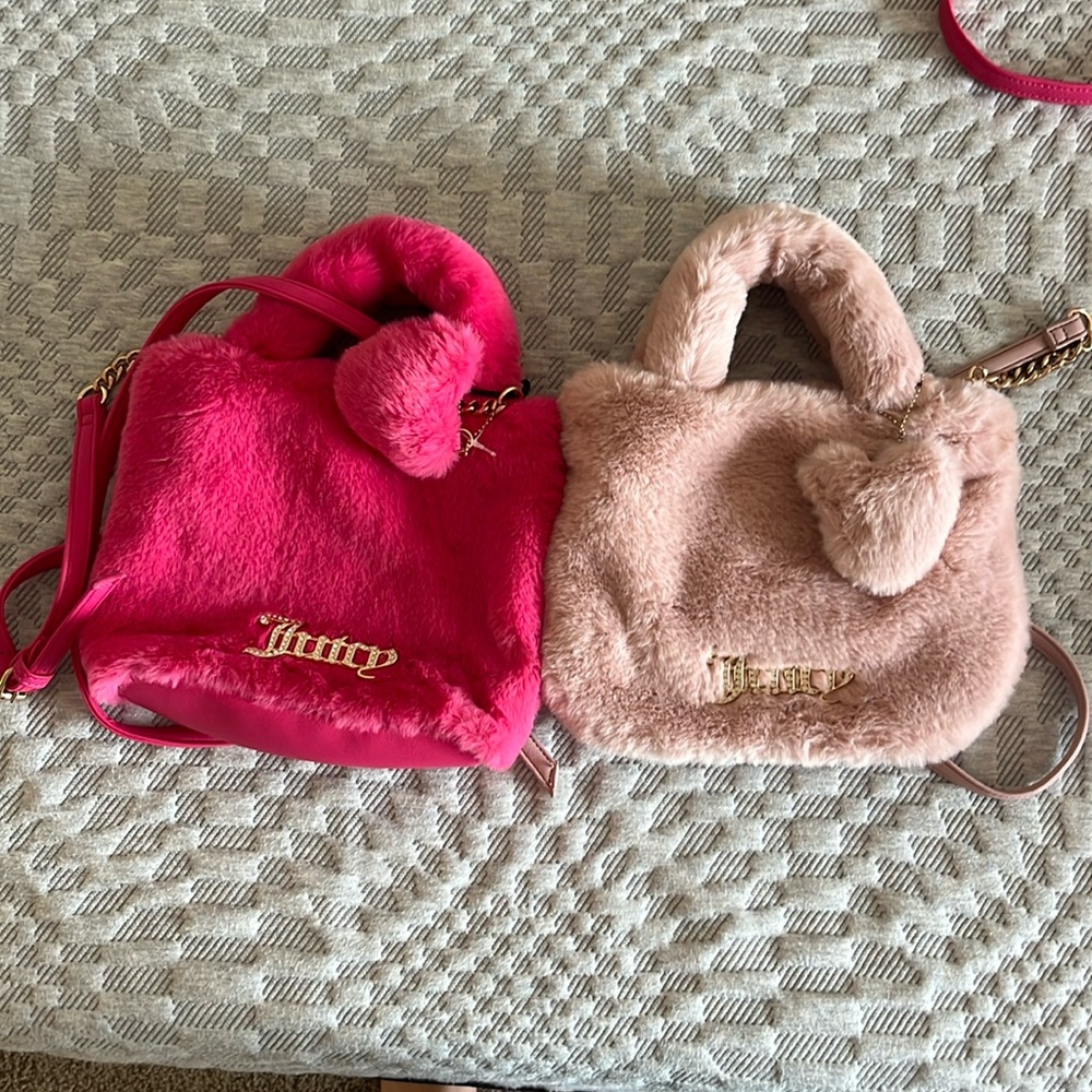 Two juicy couture bags together